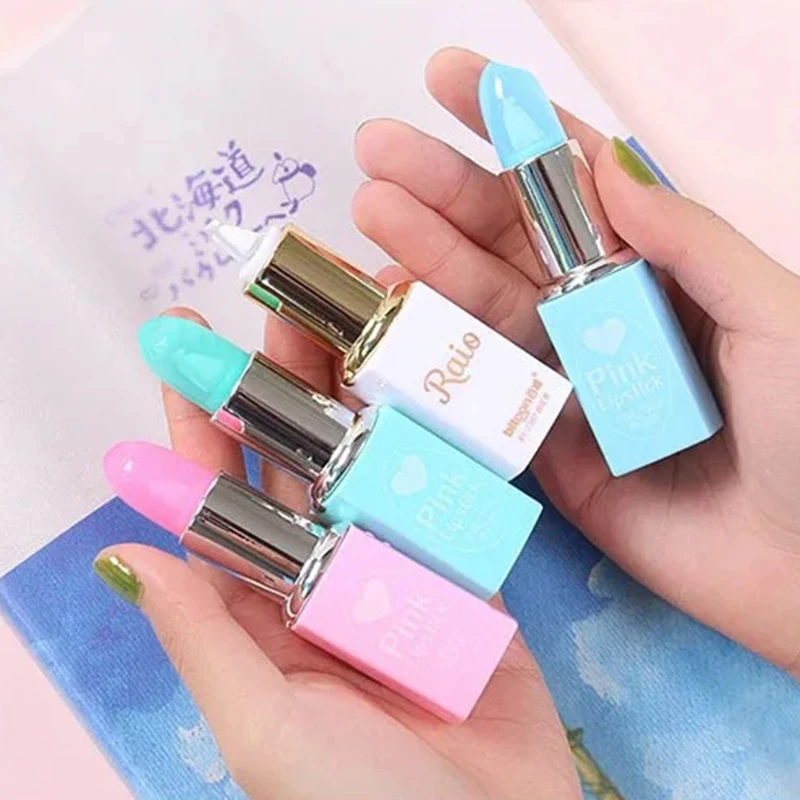 Correction Tape 1 Piece Lytwtw's Cute Kawaii Lipstick Kawaii Stationery Office School Supplies Gift Corrector Candy Lovely Correction Tape