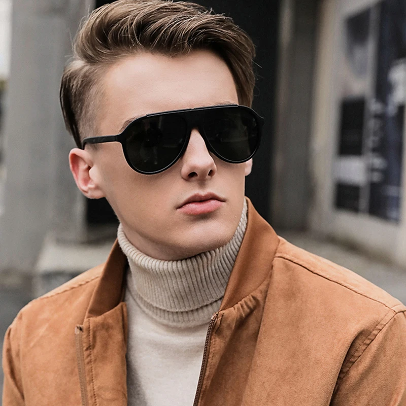 GUZTAG Fashion Men Sunglasses Women Sun Glasses TR90 Polarized UV400 Lens  Outdoor Driving Vintage Eyewear For Male/Female