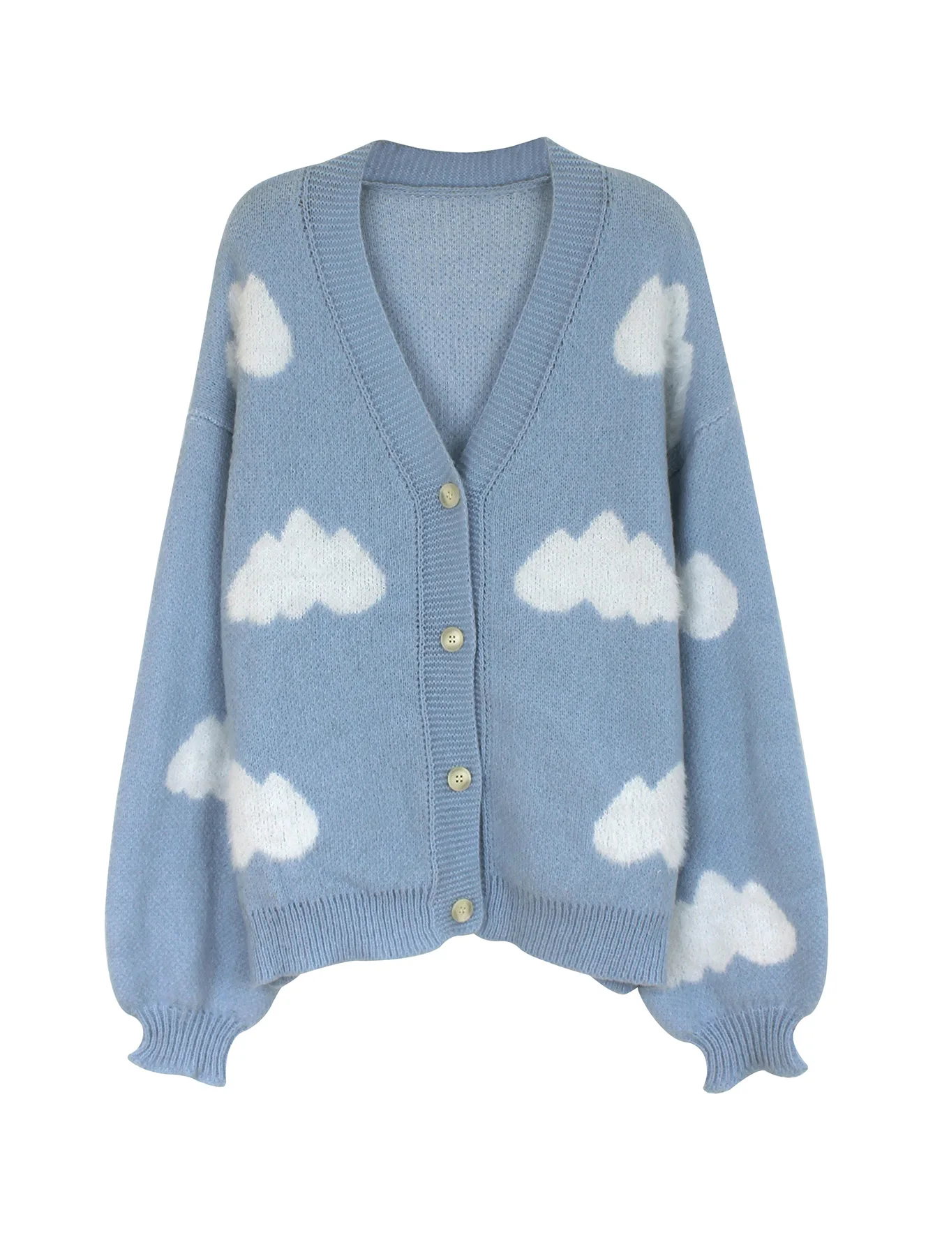 سترة جاكار بسحاب أبيض للنساء ، سترة بأكمام طويلة ،...