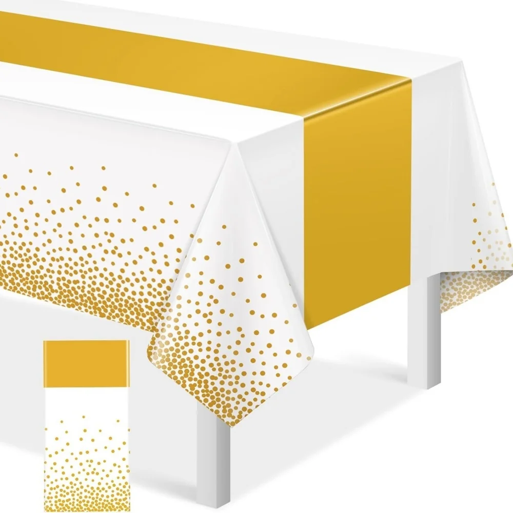 Elegant Disposable Rectangular Table Covers for Party Decor and Special Events