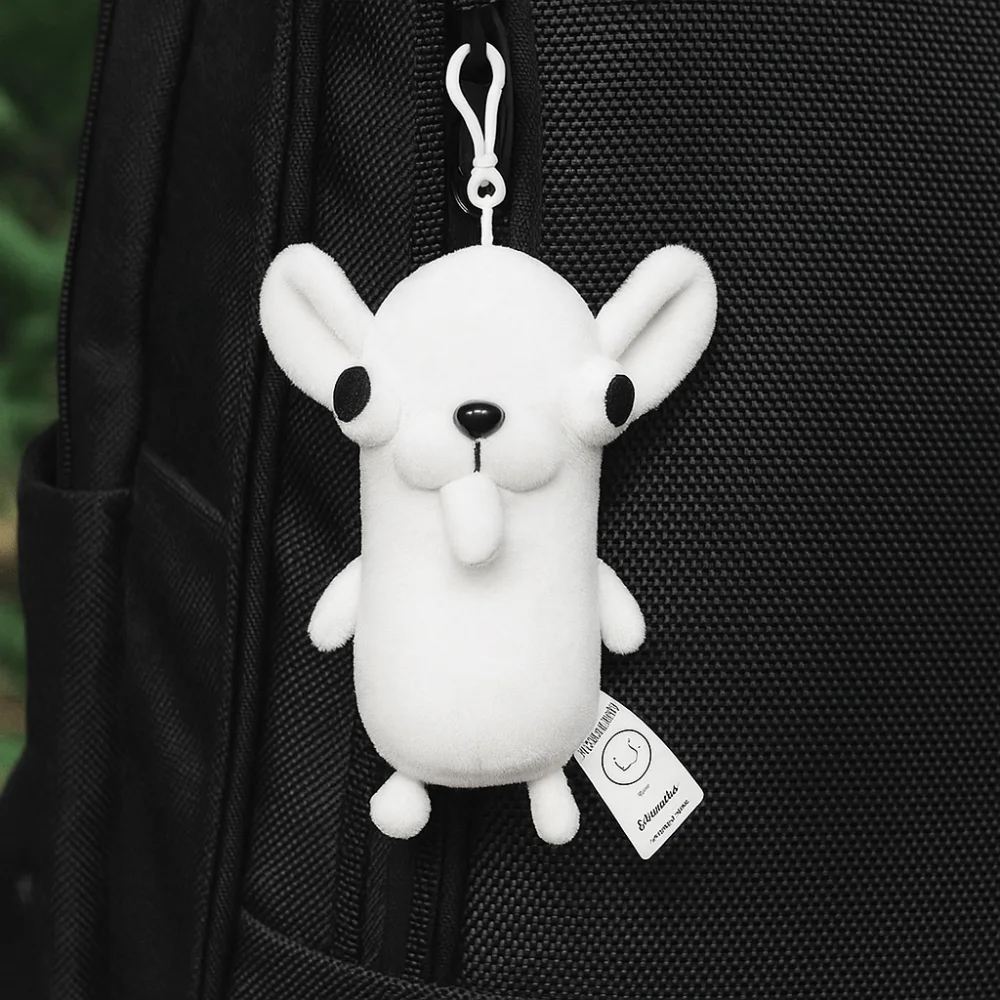 Stuffed Animals Chihuahua Pendant Puppy Pet Keychain Pendant Stuffed Chihuahua Doll 17cm Kawaii Chihuahua Simulation Dog