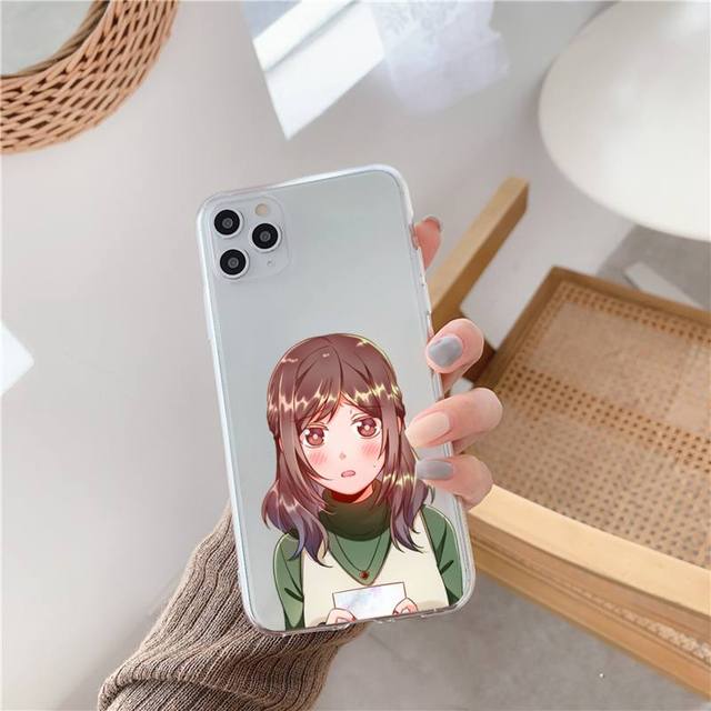 no Mudazukai anime Phone Case Transparent soft For iphone 12 11 13 7 8 6 s plus x xs xr pro max mini