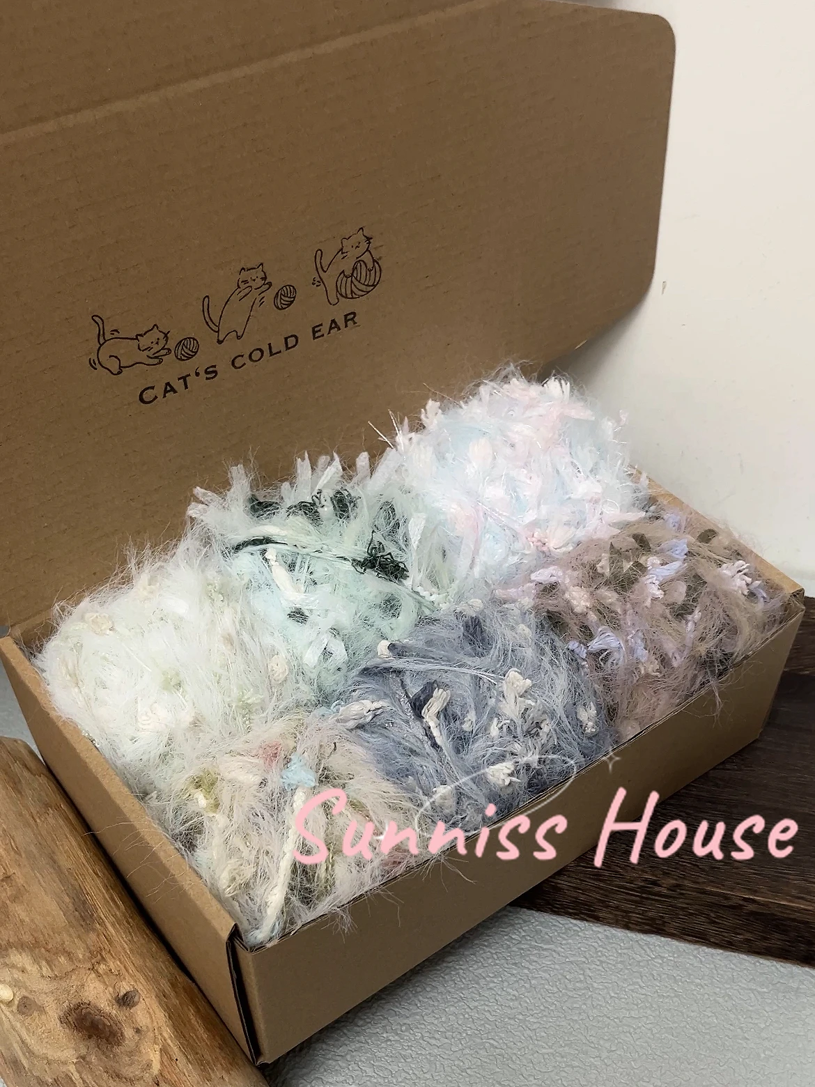 200/300g 혼합 꽃무늬 팬시 얀 세트, 핸드메이드 컬러풀 크로셰 뜨개질, 스카..