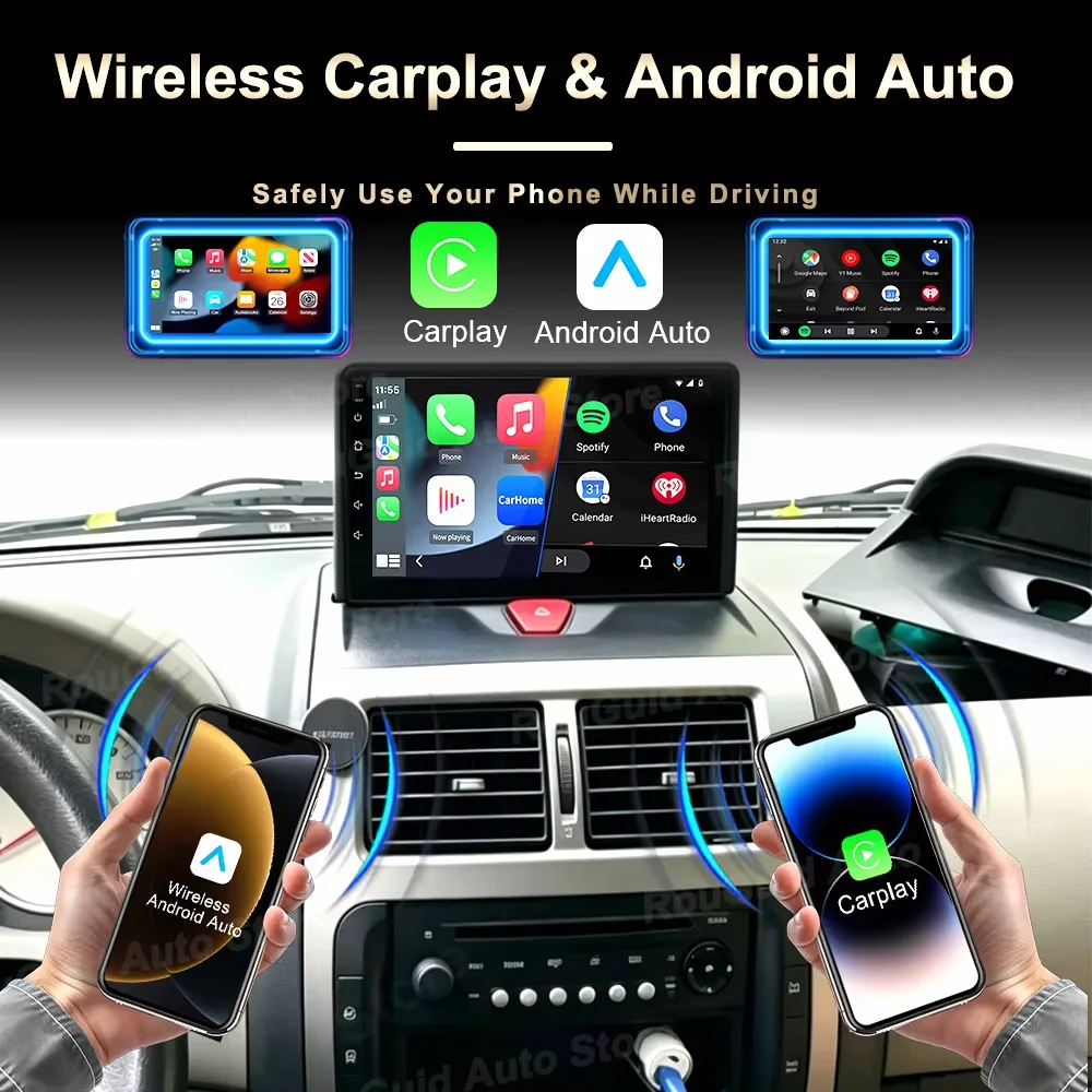 Radio para Auto Android 16 con Carplay para Peugeot Expert 2, Citroen Jumpy, Fiat Scudo y Toyota Proace 2007 - 2017, Navegación GPS 3