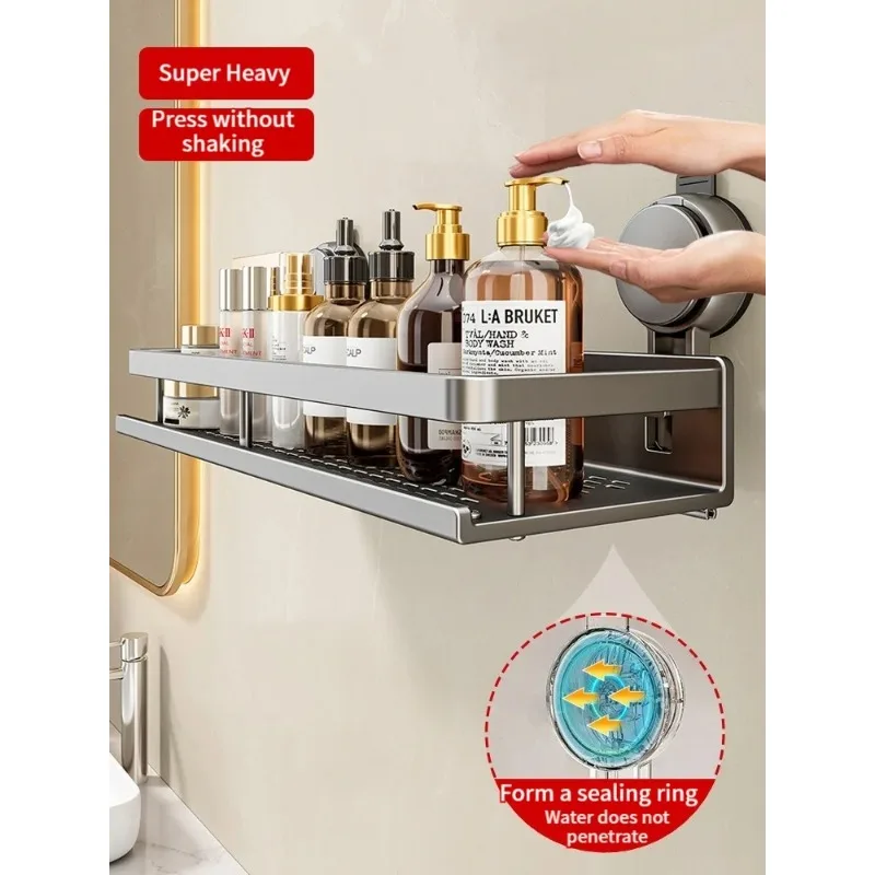 Aluminum Storage Organizer Wall Mounted for Bathrooms