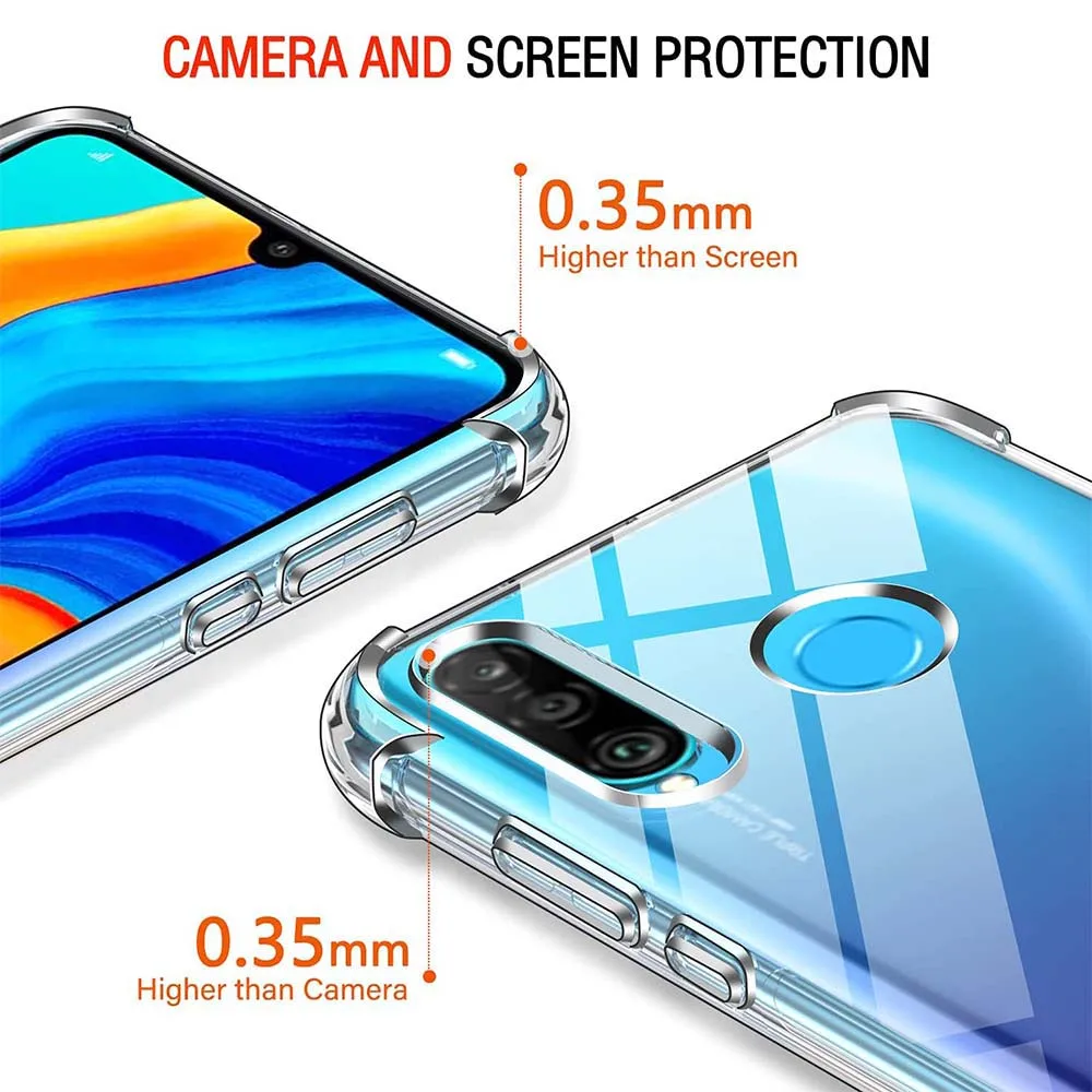Фото Прозрачный чехол для телефона Huawei P30 Lite P30 Pro P20 Pro P20 Lite противоударный чехол для Huawei P20 P30 чехол №4