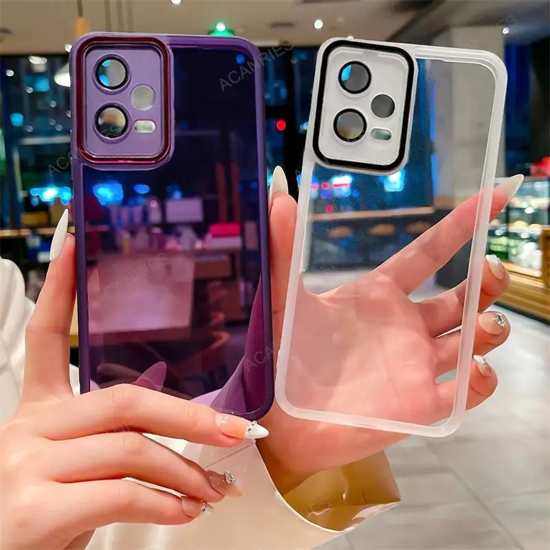 Clear Transparent Silicone Soft Case with Lens Protector