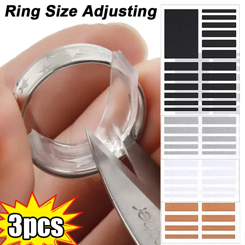 8 Pcs/Set Silicone Ring Size Adjuster Invisible for Big Size Rings Reducer  Jewelry Tools for Ring Sizer Tightener Sticker - AliExpress