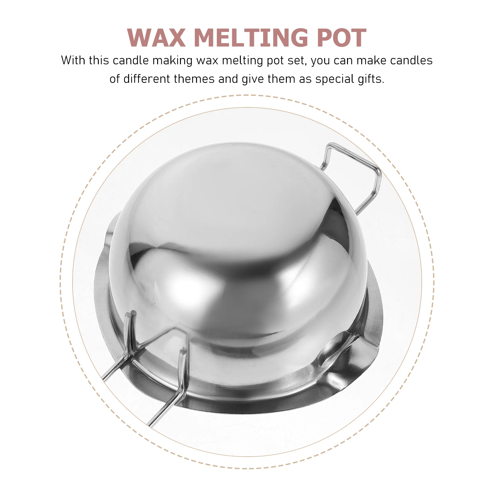 Melting Pot Butter Chocolates Warmer Boiler for Hot Cheese Stainless Steel Baking Candy Bowls