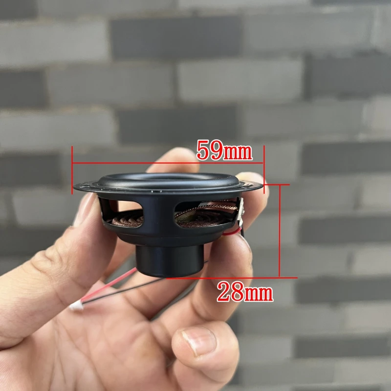Wireless bluetooth speaker Portable bluetooth speaker Portable speakers Audio speakers 2Pcs Mini Audio Full Range Speakers Unit 4 Ohm 5W Hifi Music Bluetooth Speaker Strong Magnetic Rubber Side