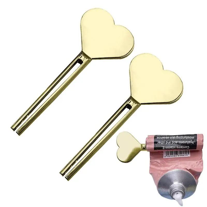 Metal Manual Toothpaste Squeezer Stainless Steel Dispenser Tube Squeezer Hand Cream Tube Key Roller Set Bathroom Accessories 2