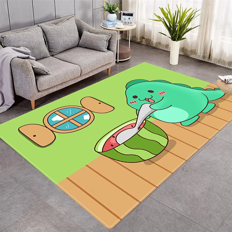 

Dog Cartoon Non-Slip Carpets for Living Room Study Yoga Play Mat Absorbent Washable Rugs Kids Bedroom Decor Alfombra De Casa