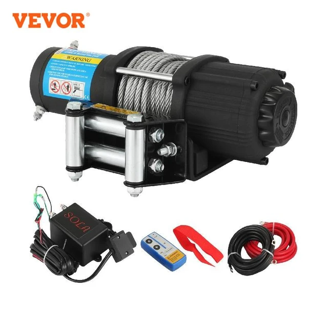 Cabrestante eléctrico para coche todoterreno de 12v, 13000lb, 4x4 -  AliExpress