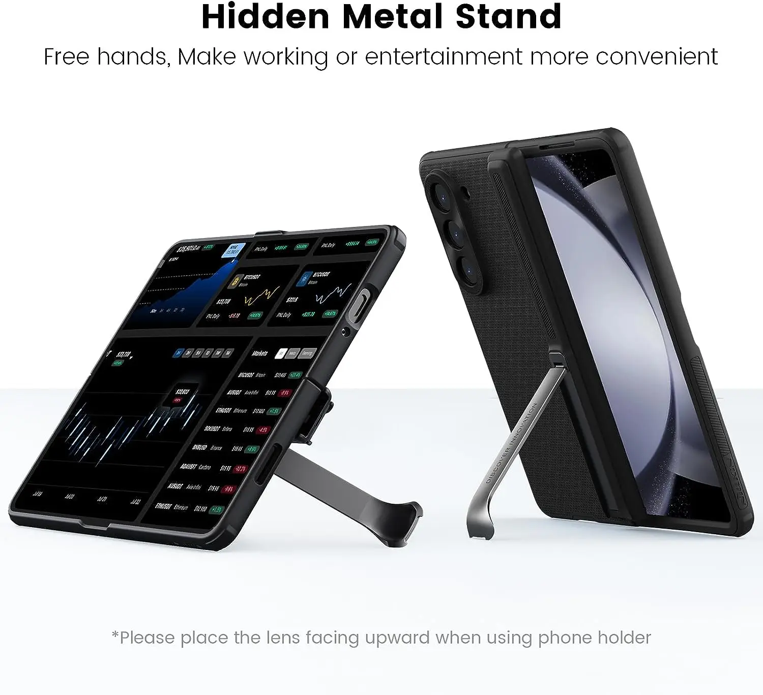 For Samsung Galaxy Z Fold 5 Case Nillkin Super Frosted Shield Fold Case With Kickstand Shockproof Back Cover For Samsung Z Fold5
