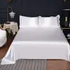 Ice Silk Bed Sheet Satin Sheet Pillowcase Single Bed Cover Full Bed Linens Double Bed Sheets Mattress Pad Bedspread 13 Color 5