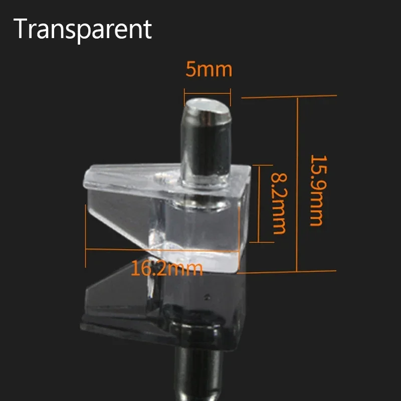 Transparent Shelf Support Pegs Plastic Laminate Support Studs Cabinet Book Shelves Holder Pins Furniture Shelves Bracket Pegs shelf bracket folding shelf bracket shelf support