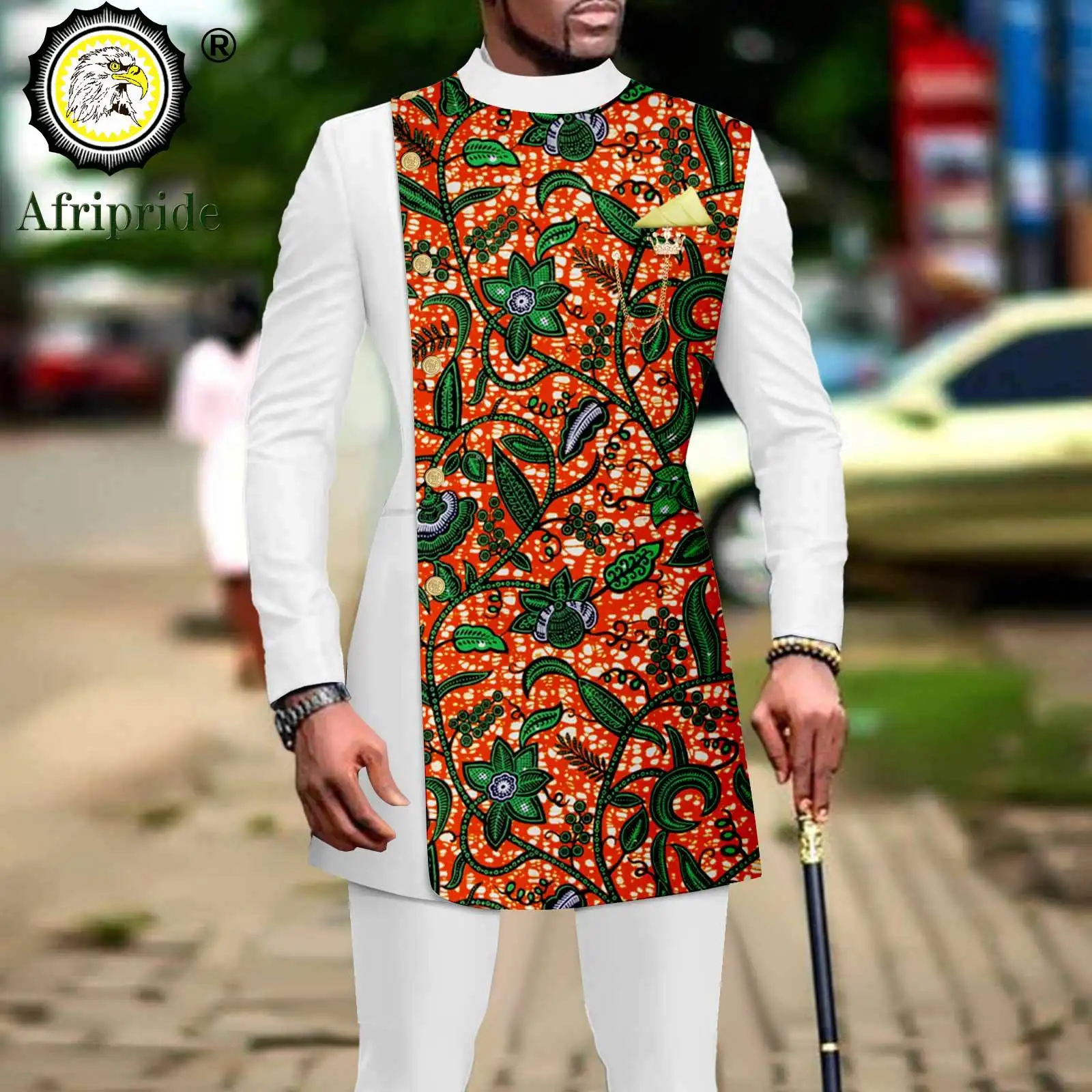 DaoGeSir] ツーピースセット メンズ アフリカン ダシキ フォーマル