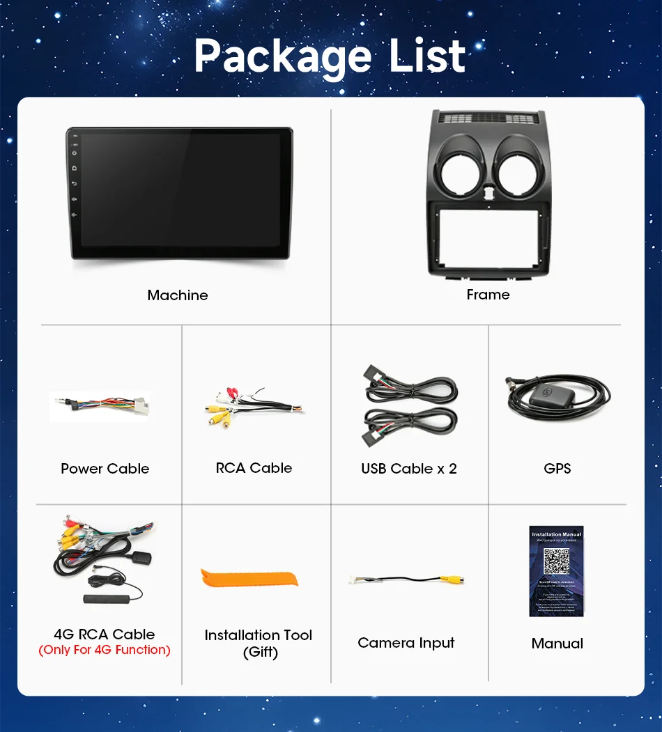 Android 16 Für Nissan Qashqai 1 J10 2006 - 2013 Auto Radio Stereo Multimedia Player GPS Navigation DVD 5G Hochleistungs-CPU – Detail 2
