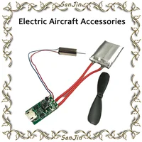Electric Aircraft Accessories Slow Flying Biplane Hand Glider Foam Aircraft Biplane Accessories Blade Battery Pcb Program Board 1