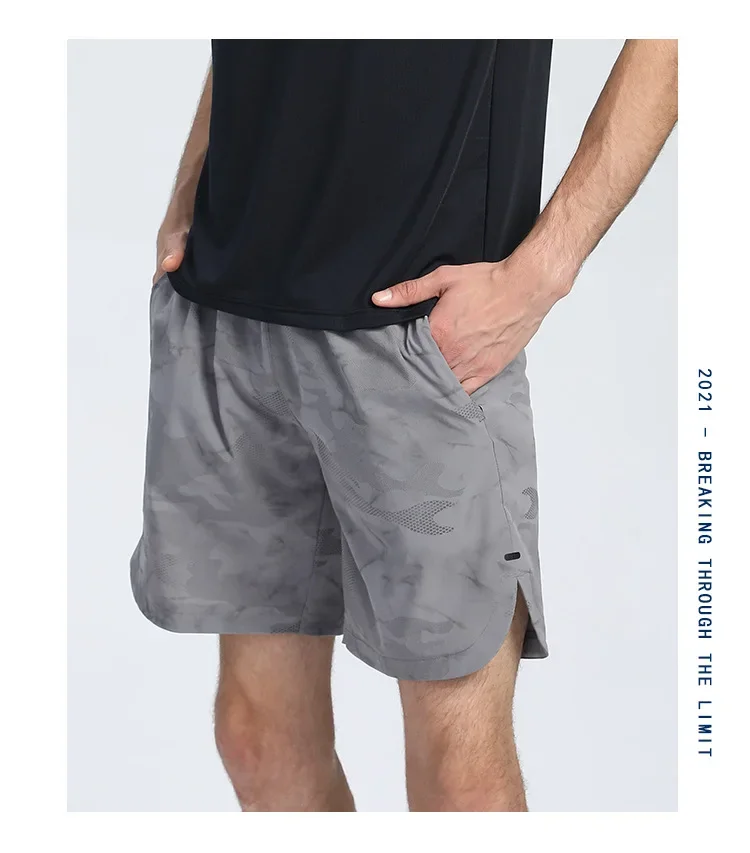 Quick-drying running pants and fitness pants streetwear gym shorts men