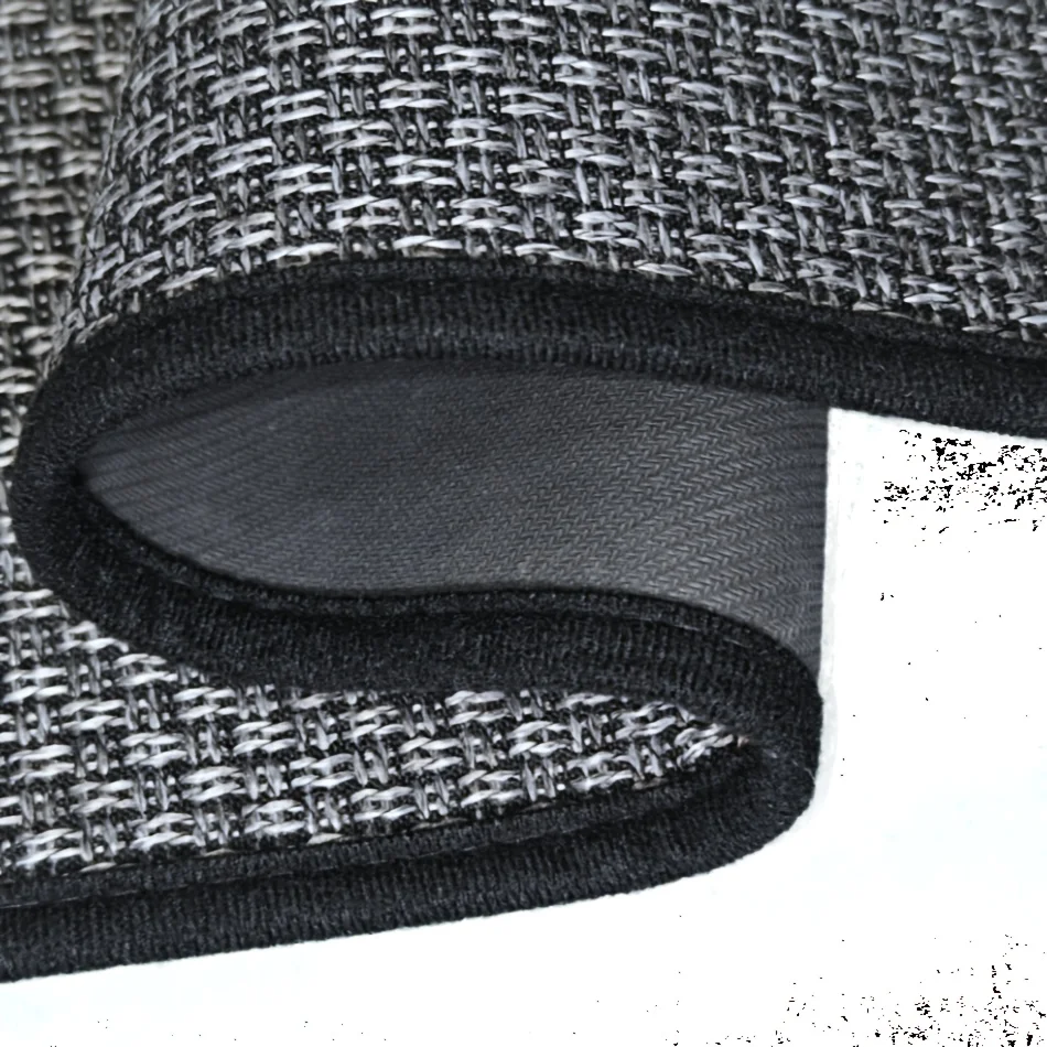 NIM kitchen floor mat black gray interwoven long anti slip can be placed anywhere floor mat