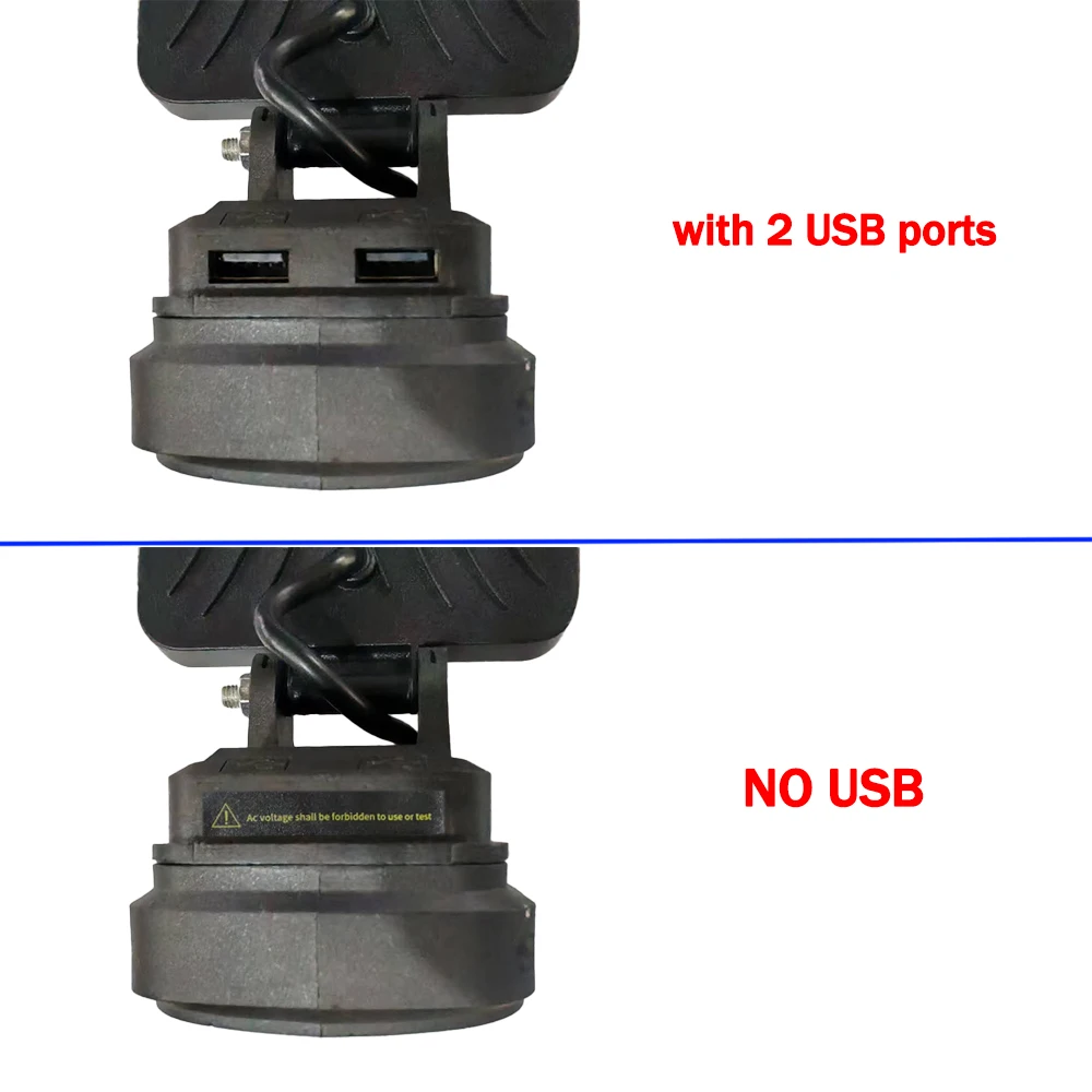 Portable Spotlight Led Light Cordless Outdoor Work Fishing Handheld Emergency ToolLight Fit Makita/Dewalt/Milwaukee 18V Battery