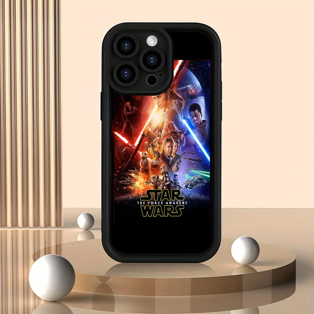 Star-Themed Anti-Slip Silicone Soft Phone Case