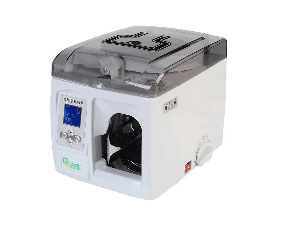 Automatic Banknote Bundling Machine Money Binding Strapping Machine 110V/220V | Intelligent Currency Note Packer for Bill Bank C detail image 2