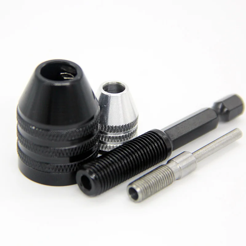 Drill Chuck Keyless Screwdriver Impact Driver Adaptor Electric Micro Motor Clamp