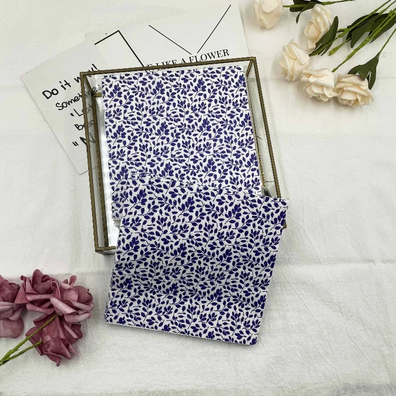 20pcs/Pac 33*33cm Colourful Printed Napkins 2 Ply Blue Leaf Table Setting Paper Placemats DIY Butterfly Bone Bart Paper