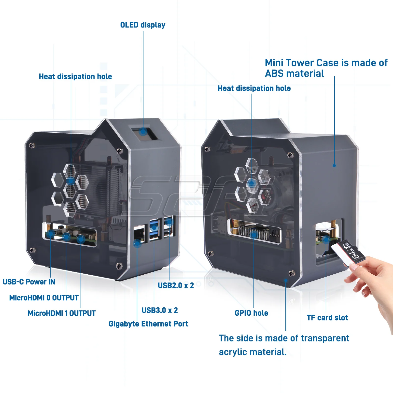 Kit Completo Mini Torre ABS com Torre
