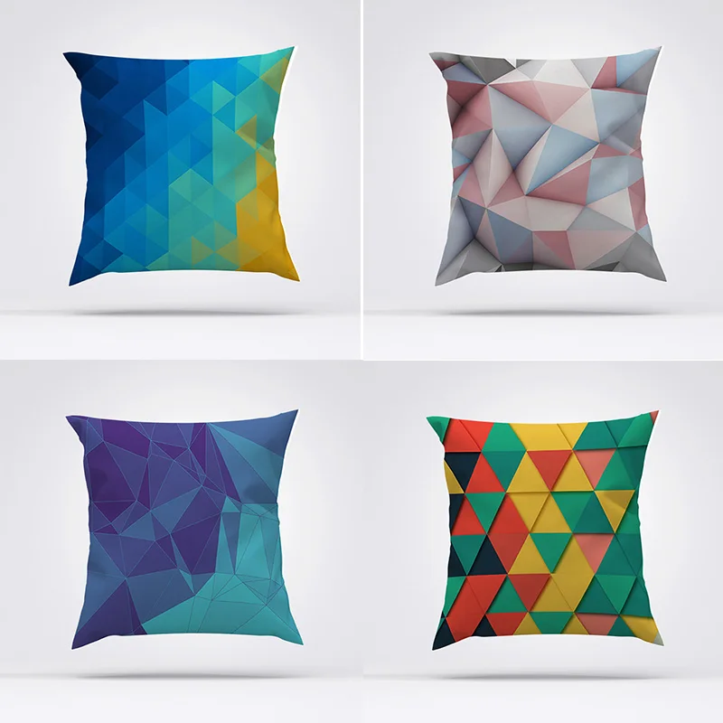 

Customizable Car Sofa Geometric Cushion Cover Pillowcase Pillow Decoration Home