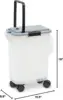 BetterBin Portable Litter Storage Container (16.5 x 11.7 x 19) | Holds up to 25 lbs/10 Gallons, Great 4
