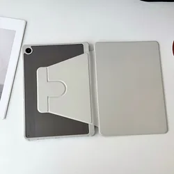 Magnetic Tablet Stand Cover with 360 - Degree Rotation - Tab S9 S9FE (Gray)