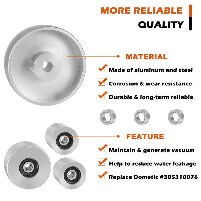Belt Grinder 2" X 72" Wheel Set Aluminum Wheels for Knife Grinder