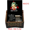 Famous Ode an die Freude Music Box Ode to Joy Black Wooden 18 Tones Mechanical Handmade Ornament Friends Family Birthday Gift 4