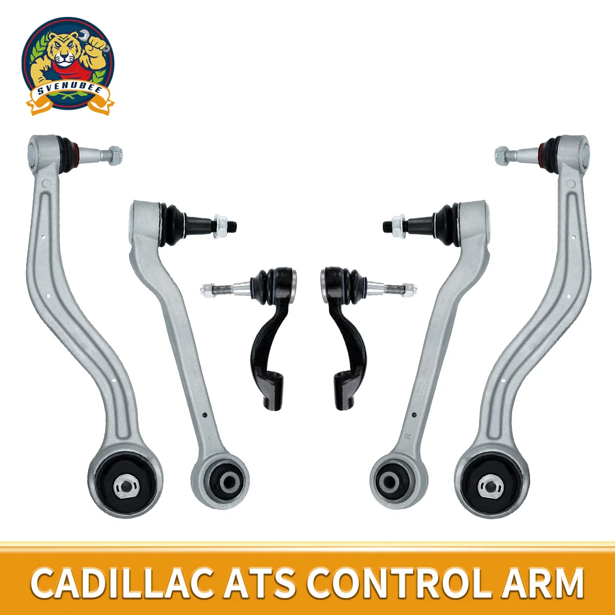 

Svenubee Front Lower Control Arm Tie Rod End 6pcs Set for Cadillac ATS Premium Performance 2013 2014 2015 2016 2017 2018 2019