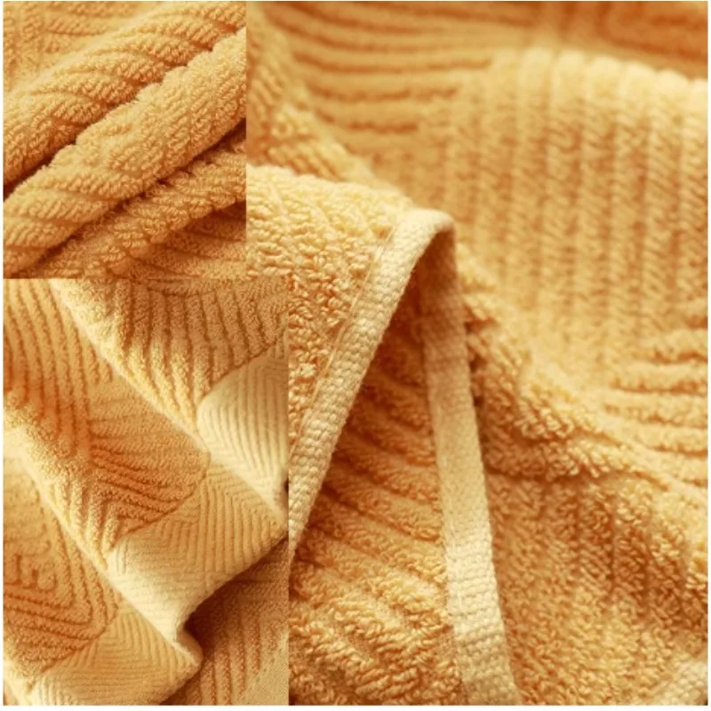 3pcs 100% Cotton Combination Bath Towel Set, Soft Cotton Queen Size Towel, Super Absorbent Bathroom Towel Adult Face