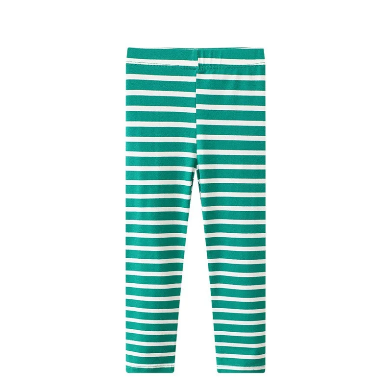 Jumping Meters 2-7T Striped Pencil Baby Girls Leggings Pants Hot Selling Kids Skinny Trousers Full Length Pants