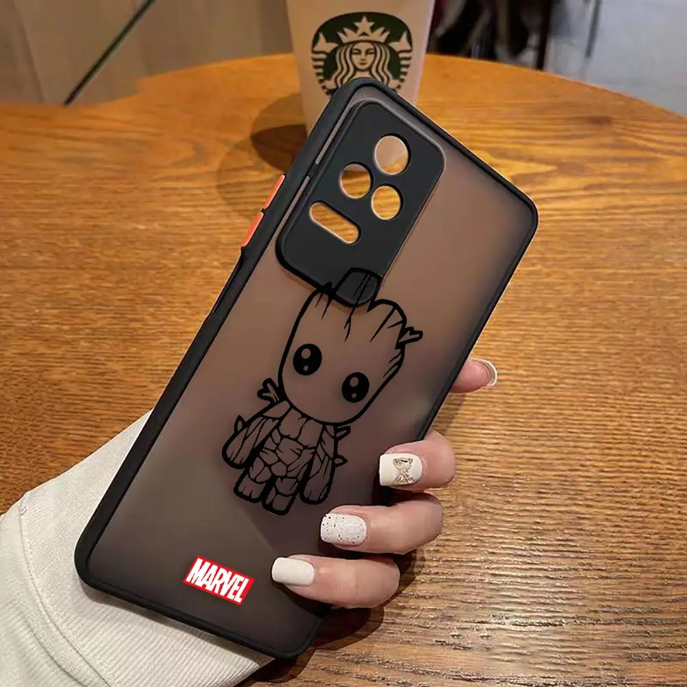 thumbnail image 1 of Funda mate para Redmi A1 K50 K40 GAMING K30 K20 10X 10C 10 9C 9T 9A 9 8 7 PRO 4G 5G Funda Shell Marvel Logo Lron Spider-Aan, 1 of 5