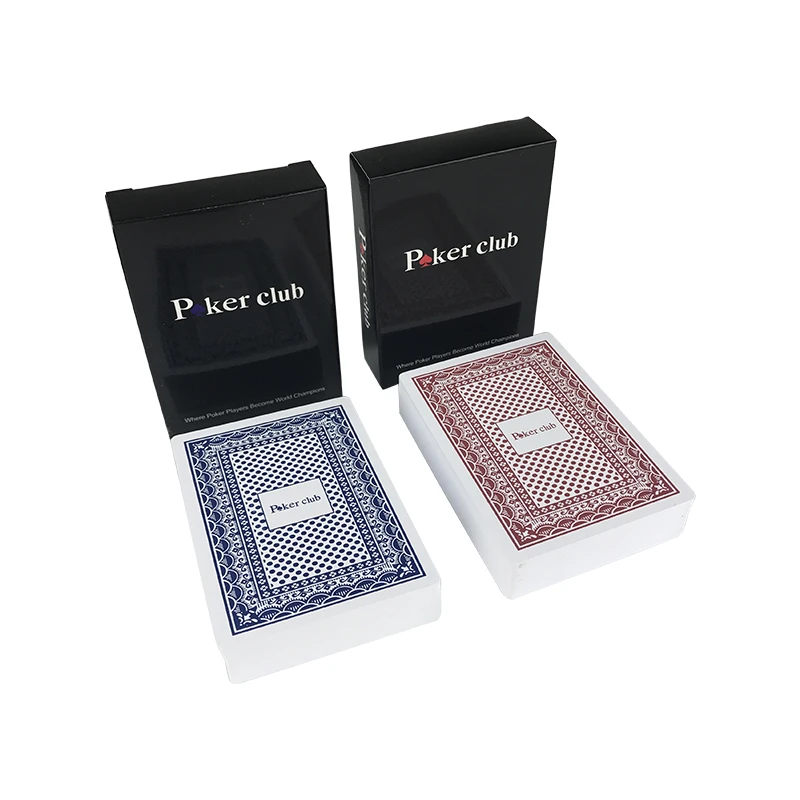 1 Plastic Wide Card Large Character 6.3*8.8CM Texas Smooth Poker Club Waterproof Wear-resistant Entertainment Game