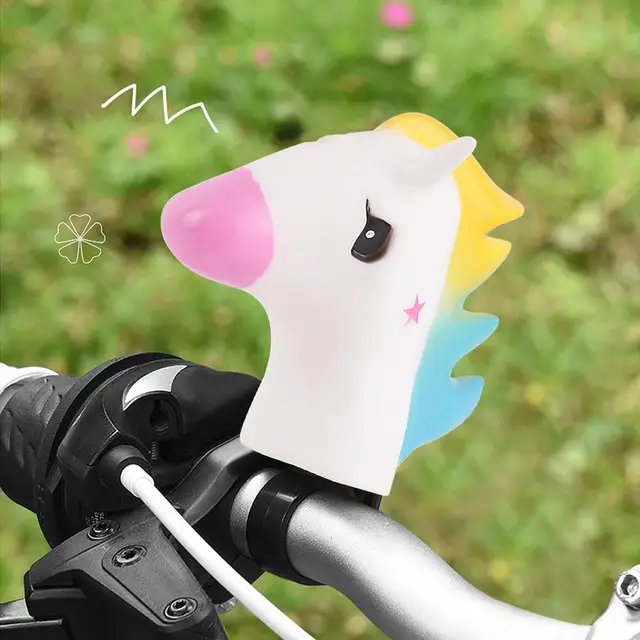 Childrens Bicycle Bell Unicorn Bike Bell For Kids - Loud Clear Sound Bicycle Horn For Boys & Girls Loud Clear Bike Horn