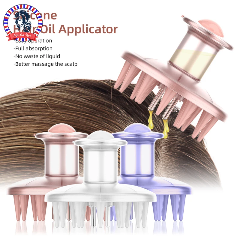 Handheld Kopfhaut Massage Pinsel Kopfhaut Applikator Kopfhaut Massage Kamm Tragbare Kopfhaut Applikator Flüssigkeit Guide Kamm Kopfhaut Pflege Werkzeuge