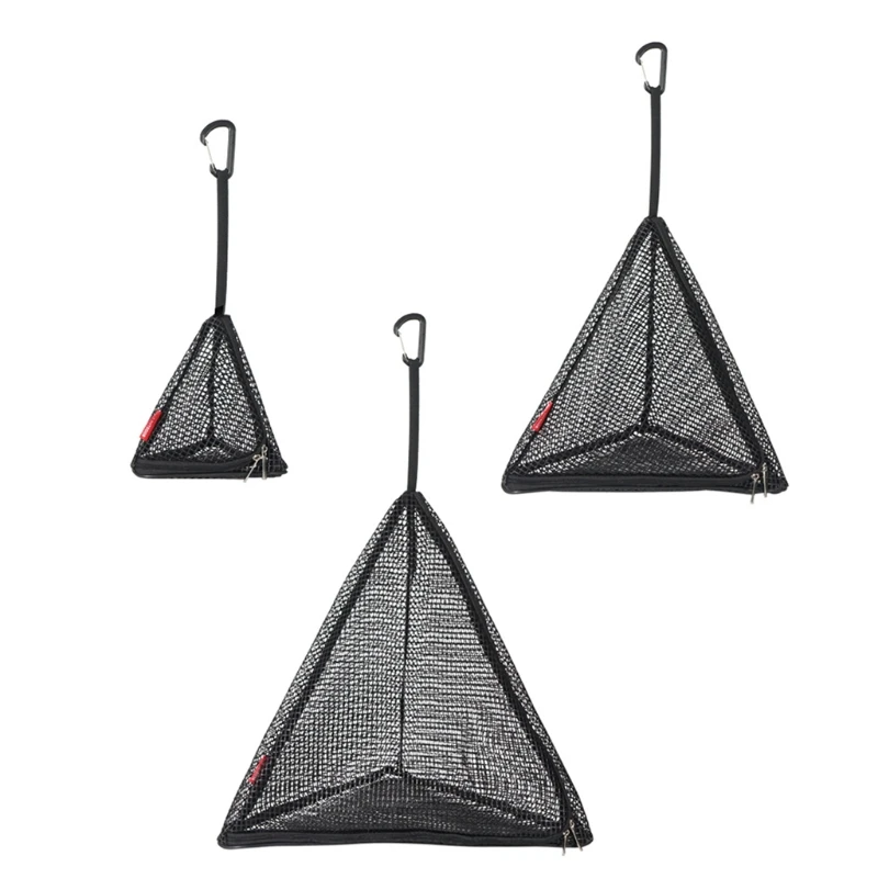 

Outdoor for Triangle Storage Net Folding Travel Camping Mesh Bag Hanging Basket Drop Shipping