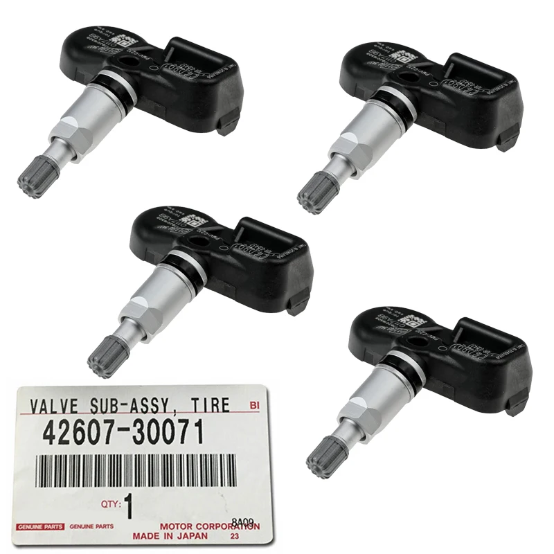 

4pcs 42607-30071 PMVC210 433MHz Tire Pressure Sensor TPMS For Toyota Avalon Lexus CT ES GS GX IS LC LS LX NX RC 4260730071