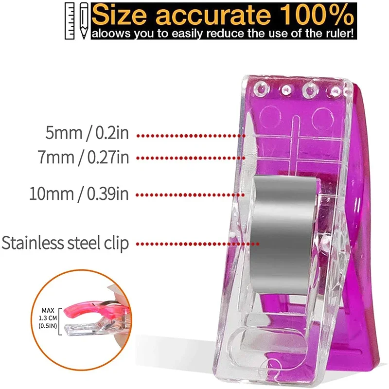 Sewing Clips 15/30Pcs Plastic Craft Quilting Magic Clips Multipurpose All Kinds Sewing Crafting Hanging Clamps