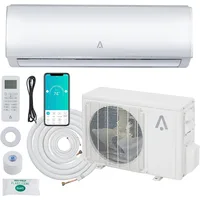 9000 BTUs Mini Split Air Conditioner, 19 SEER2 Inverter Mini Split AC/Heating System, Wall-Mounted Ductless Mini Split Heat Pump 1