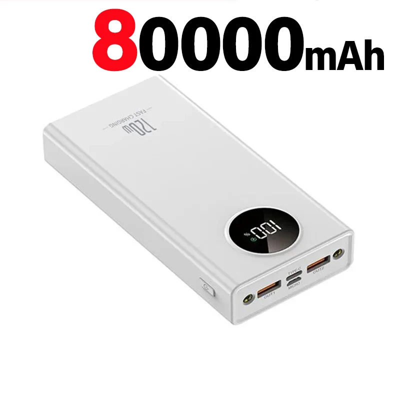 White 80000mAh