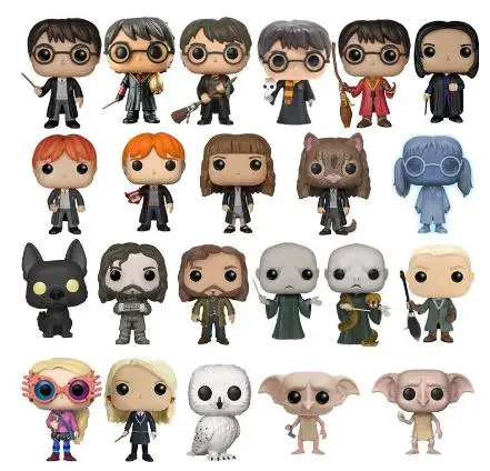 Funko Pop Ron 02# Luna 14# Dobby 17 