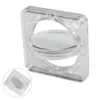 Acrylic Coin Display Case For Collectible Medals 4cm Commemorative Coin Protection Box High-Quality Storage Rotating Box 2